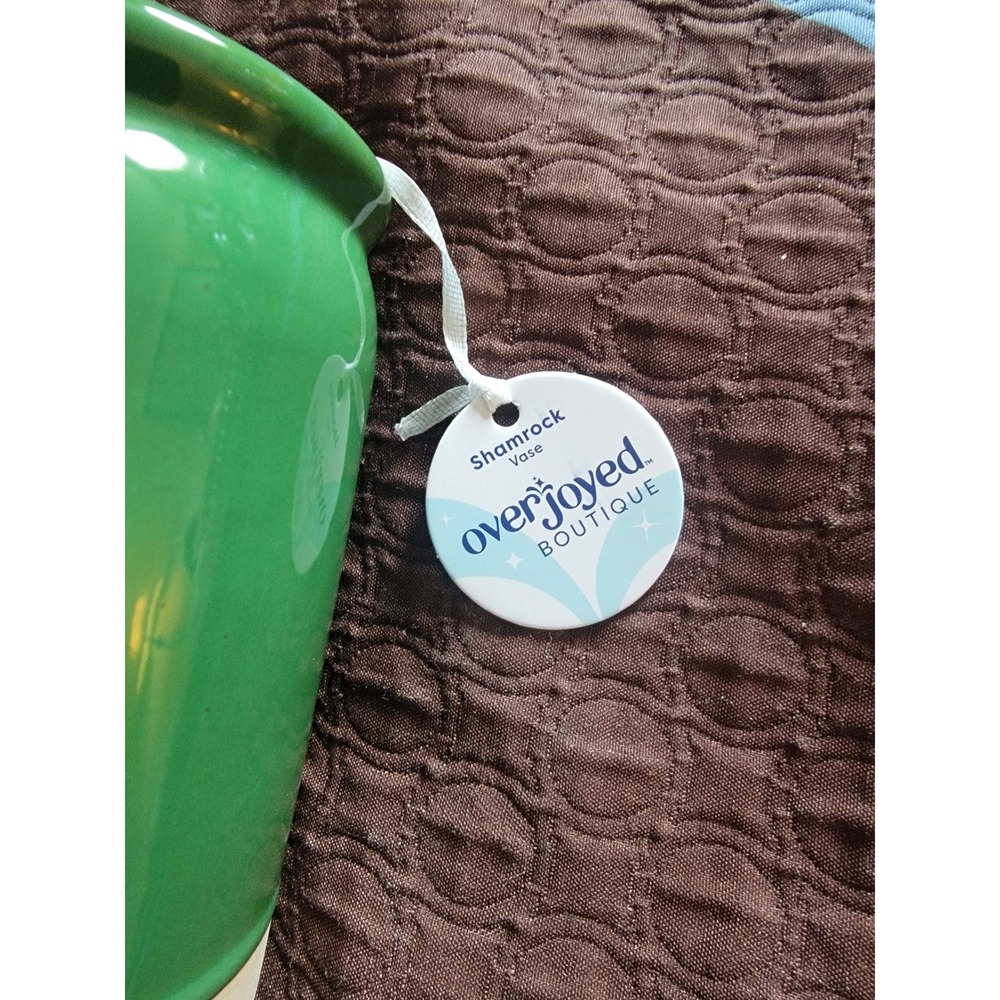 Spring Small Shamrock Floral/Pen/Pencil Vase - Picture 2 of 5
